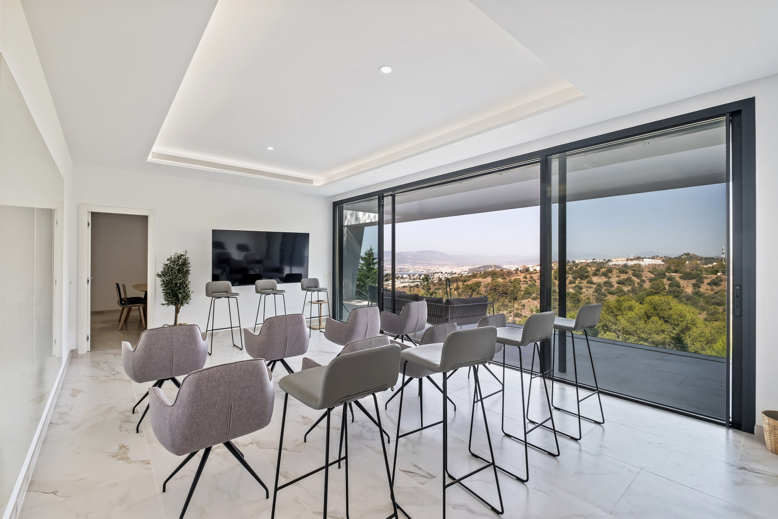Meeting room with panoramic views